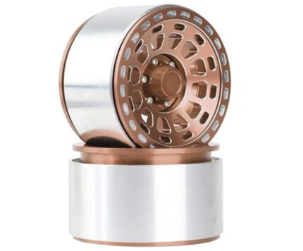 Alloy Machined Wheels (2) for Axial SCX6