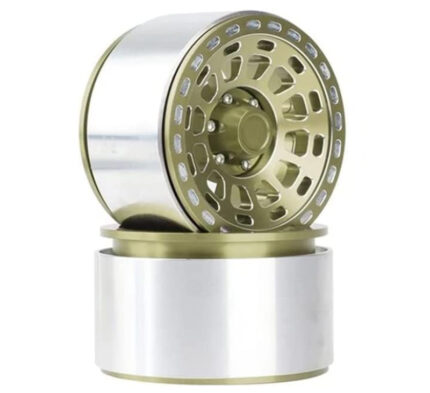 Alloy Machined Wheels (2) for Axial SCX6