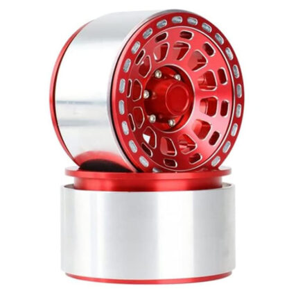 Alloy Machined Wheels (2) for Axial SCX6