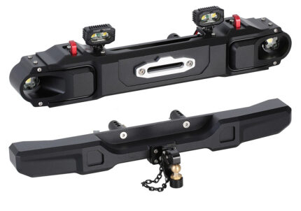 Realistic Alloy Front & Rear Bumper Set for Axial SCX6