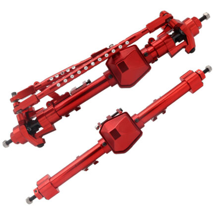 Alloy Machined Front & Rear Axle Set for Axial SCX6 Crawler