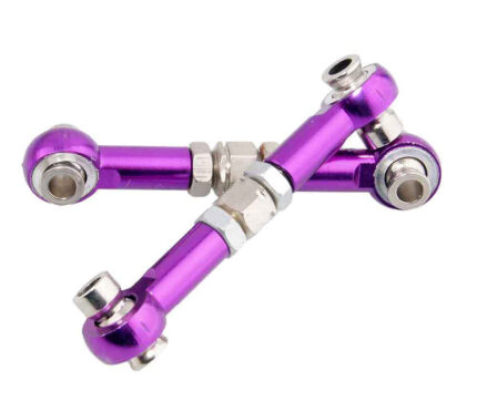Alloy Machined M3 Size Ball End 40mm Linkages w/ Adjustable Turnbuckles