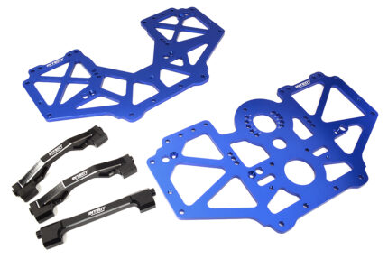 Billet Machined Center Chassis Side Plate & Mount Set for Losi 1/8 LMT 1.0 4WD