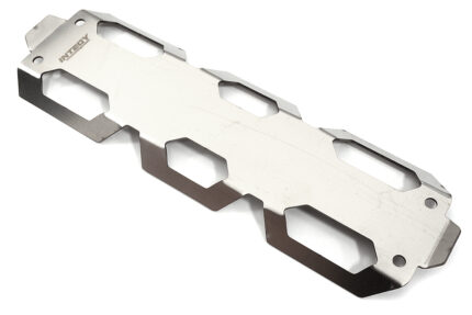 Stainless Steel Center Protection Skid Plate for Traxxas 1/10 Maxx 4S (v1)