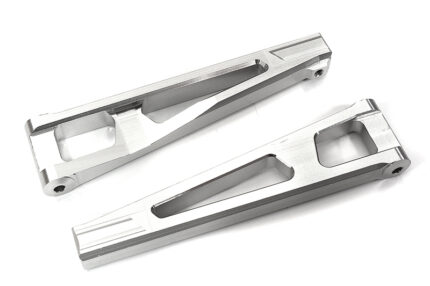 Machined Silver Front Upper Suspension Arms for Arrma 1/8 Kraton 6S BLX V5