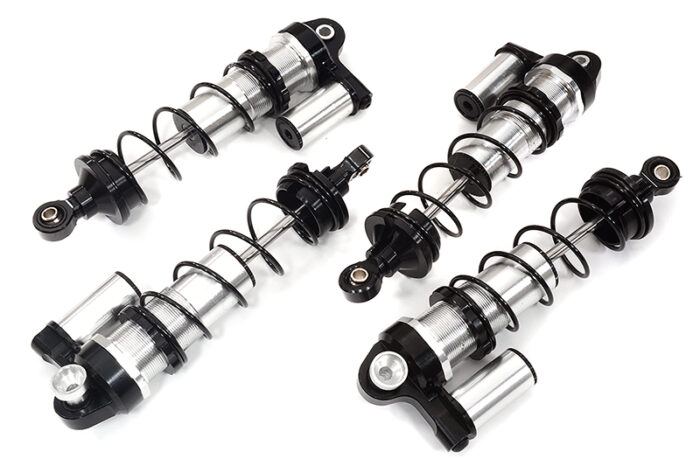 Billet Machined Piggyback Shock Set for Team Associated DR10 Drag Race Car RTR - Image 1