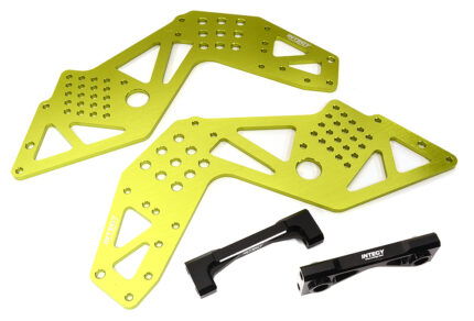 Billet Machined Chassis Side Plates & Mounts for Losi 1/8 LMT 1.0 Monster Truck