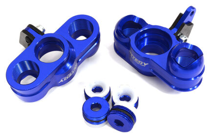 Blue Billet Machined Steering Knuckles for Arrma 1/7 Limitless All-Road
