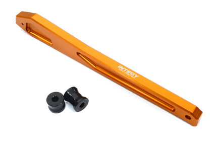 Orange Billet Machined Rear Chassis Brace for Arrma 1/8 Kraton 6S BLX V5