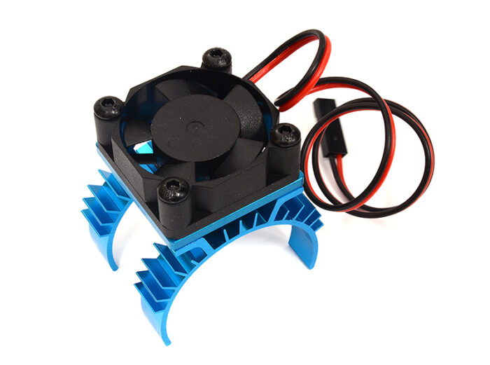 Motor Heatsink w/ Cooling Fan 30x30mm for 540/550 Size Motor w/ 36mm O.D. - Image 1
