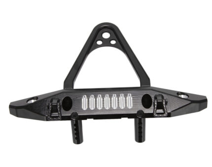 Black Alloy Machined Front Bumper Upgrade for Axial SCX6 Crawler