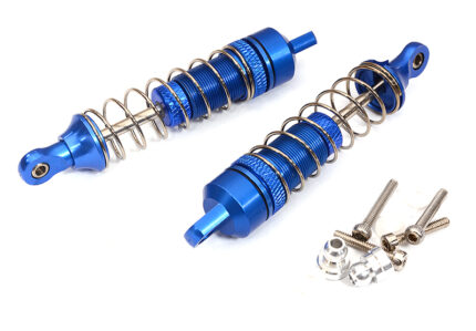 Blue Alloy Machined Rear Shocks (2) for Losi 1/18 Mini-T 2.0 (L=70mm)
