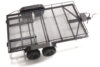 Machined Alloy Flatbed Dual Axle Car Trailer Kit for 1/10 Scale RC 710x455x137mm