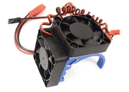 Motor Heatsink 42mm Size w/ Cooling Fans for Most 1/8 & 1/7 RC
