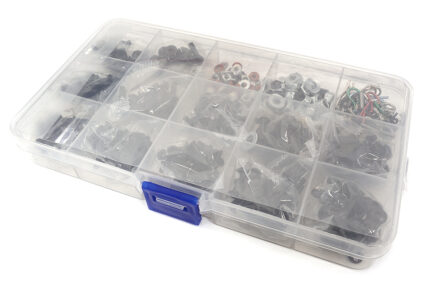 Assorted Replacement M3 & M4 Allen Hex Screws & Hardware Kit w/ Carrying Box