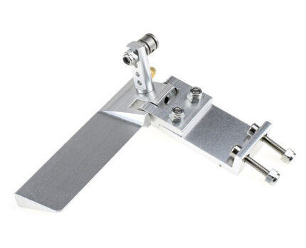 Alloy Rudder 75mm w/ Water Intake for RC Boat (42mm Offset)