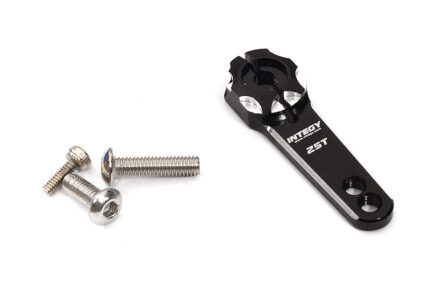 Black Billet Machined Alloy 25T Servo Horn for Futaba Servos (r = 21.5, 25mm)