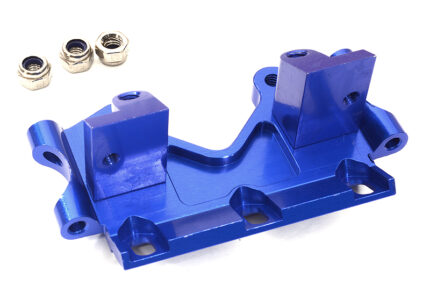 Blue Billet Machined Front Lower Bulkhead for Traxxas 1/10 Drag Slash 2WD