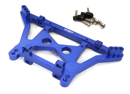 Blue Billet Machined Rear Shock Tower for Traxxas 1/10 Drag Slash 2WD
