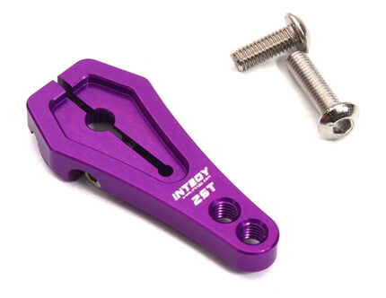 Purple Billet Machined Alloy Servo Horn 25T for Futaba Servos (r = 20mm, 24mm)