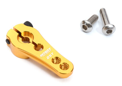 Gold Billet Machined Alloy Servo Horn 25T for Futaba Servos (r = 16mm, 20mm)