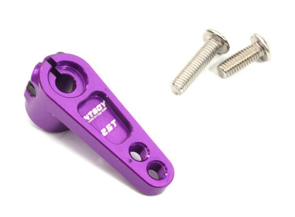 Purple Billet Machined Alloy Servo Horn 25T for Futaba Servos (r = 16mm, 20mm)