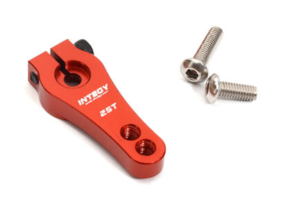 Red Billet Machined Alloy Servo Horn 25T for Futaba Servos (r = 16mm, 20mm)