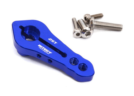 Blue Billet Machined Alloy Servo Horn 25T for Futaba Servos (r = 20mm, 24mm)