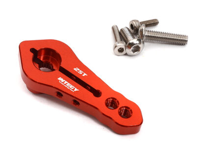 Red Billet Machined Alloy Servo Horn 25T for Futaba Servos (r = 20mm, 24mm)