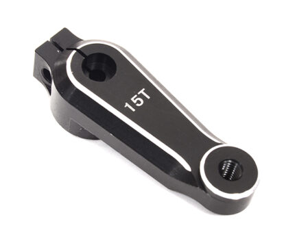 Billet Machined 15T Black Steering Servo Arm for Axial 1/6 SCX6