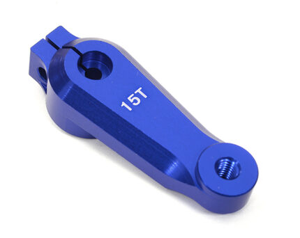 Billet Machined 15T Blue Steering Servo Arm for Axial 1/6 SCX6