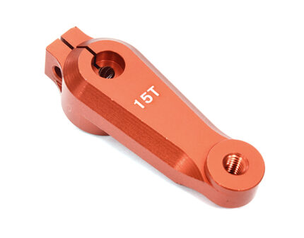 Billet Machined 15T Red Steering Servo Arm for Axial 1/6 SCX6