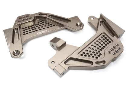 Grey Aluminum Front Shock Tower Upgrade for Axial SCX6 1/6 Scale