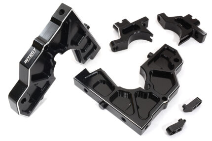 Black Billet Machined Rear Bulkhead Upgrade for 1/5 DBXL-E 2.0 4WD