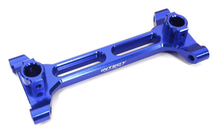 Blue Billet Machined Rear Shock Tower Brace for Axial 1/6 Scale SCX6
