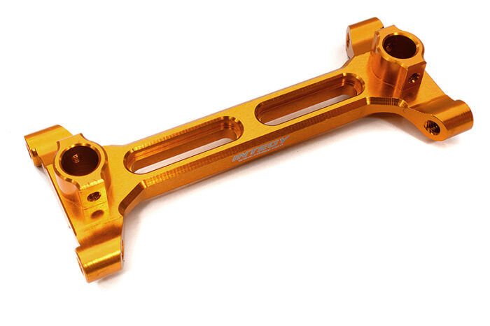 Orange Billet Machined Rear Shock Tower Brace for Axial 1/6 Scale SCX6 - Image 1