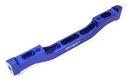 Blue Billet Machined Transmission Case Brace for Axial 1/6 Scale SCX6