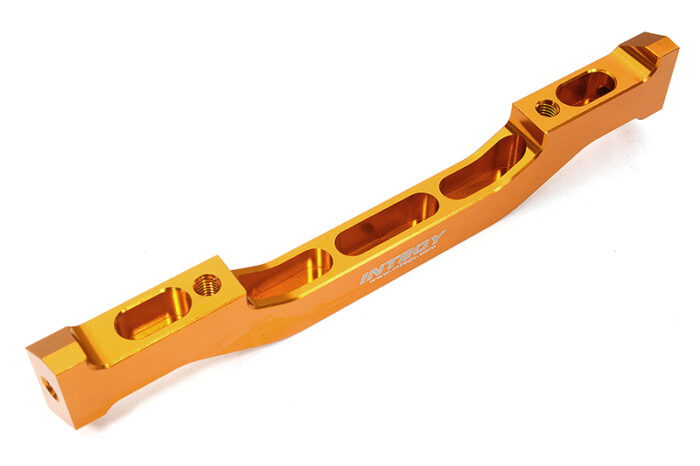 Orange Billet Machined Transmission Case Brace for Axial 1/6 Scale SCX6 - Image 1