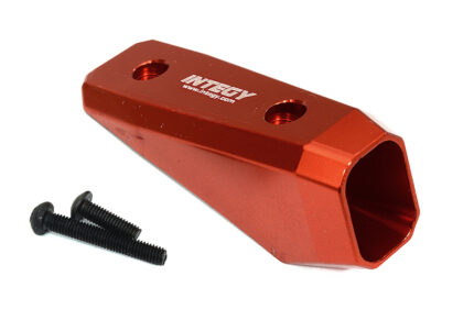Billet Machined Realistic Red T2 Exhaust Tip for Arrma 1/7 Limitless All-Road