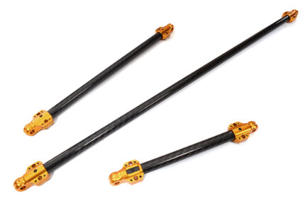 Machined CF Chassis Brace Set for 1/5 Kraton 4X4 8S BLX, require ARA320481