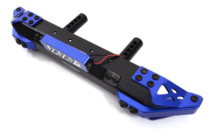 Realistic Front Alloy Bumper w/ LED for Axial SCX6 JLU Wrangler - Image 1