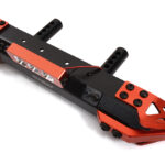 Red Front Alloy Bumper with LED Light for Axial SCX6 JLU Wrangler Upgrade 250002