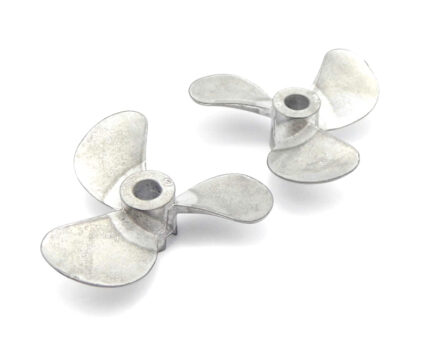 Alloy 48mm 3-Blade Propeller 4mm Shaft LH-RH Set for RC Boat