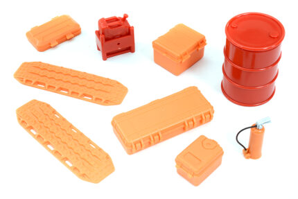 Realistic Model 1/24 Scale Accessories Set for Off-Road Crawler