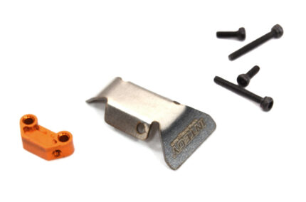 Alloy Machined F/R Skid Plate w/ Mount for Axial 1/24 SCX24