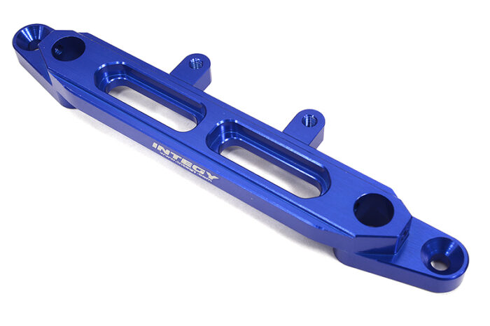 Blue Billet Machined Front Upper Chassis Brace for Axial SCX6 - Image 1