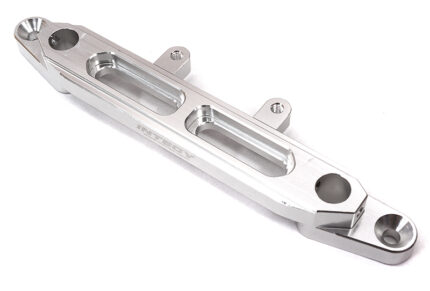 Silver Billet Machined Front Upper Chassis Brace for Axial SCX6