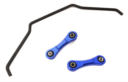 Blue Anti Sway Bar Set for Losi 1/5 DBXL-E 2.0 RC Desert Buggy