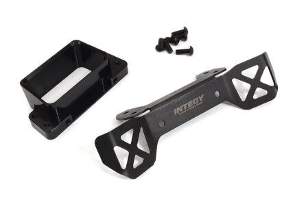 Black Billet Machined Front Body Mount Set for Traxxas 1/8 Scale Sledge 4WD