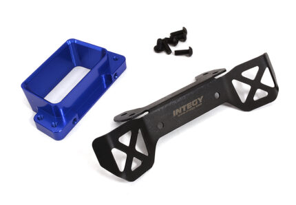 Blue Billet Machined Front Body Mount Set for Traxxas 1/8 Scale Sledge 4WD